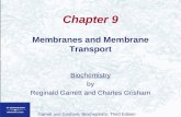 Garrett and Grisham, Biochemistry, Third Edition Chapter 9 Membranes and Membrane Transport Biochemistry by Reginald Garrett and Charles Grisham.