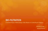 BIO-FILTRATION A Detailed Study of Methodology of Bio filtration In Controlling Air Pollution. Shreyash Gupta Avichal Sharma.