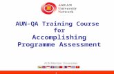 1 1. Stakeholders Satisfaction Quality Assurance and (Inter)national benchmarking Programme Specification Programme Structure & Content Student Assessment.