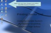 Printing Senior List Using the Zangle System By Heather Gruenthal, Western High School Make sure you have Zangle Front Office And IRIS Scanner Installed.