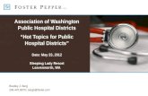 Bradley J. Berg 206.447.8970 | bergb@foster.com Association of Washington Public Hospital Districts “Hot Topics for Public Hospital Districts” Date: May.