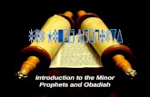 Introduction to the Minor Prophets and Obadiah