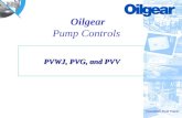 Innovative Fluid Power Oilgear Pump Controls PVWJ, PVG, and PVV.