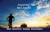 2014 Benefits Annual Enrollment Journey to Wellness.