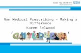 Non Medical Prescribing – Making a Difference Karen Selwood Advanced Nurse Practitioner.