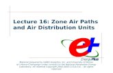 Lecture 16: Zone Air Paths and Air Distribution Units Material prepared by GARD Analytics, Inc. and University of Illinois at Urbana-Champaign under contract.