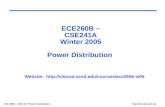 ECE 260B – CSE 241A Power Distribution 1 ECE260B – CSE241A Winter 2005 Power Distribution Website: .