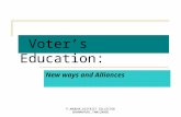 P.AMUDHA,DISTRICT COLLECTOR DHARMAPURI,TAMILNADU Voter’s Education: New ways and Alliances.
