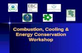 Combustion, Cooling & Energy Conservation Workshop.