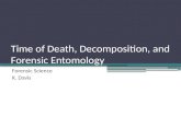 Time of Death, Decomposition, and Forensic Entomology Forensic Science K. Davis.