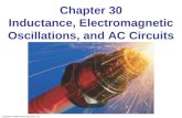 Copyright © 2009 Pearson Education, Inc. Chapter 30 Inductance, Electromagnetic Oscillations, and AC Circuits.