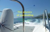 The physics of parasailing Dr Andrew French. August 2013.