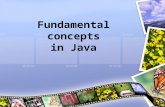 Fundamental concepts in Java. Lesson plan Variable declaration, assign statement & practice Design document & practice.