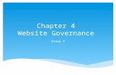 Chapter 4 Website Governance Group 5. The Purposes of Website Governance ?