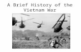 A Brief History of the Vietnam War. The Geneva Peace Accords (G.P.A.) France controls Viet Nam after WWII. Vietnam has revolution to kick out France.