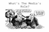 What’s The Media’s Role?. What is the point of media? What is the point of the news? Why do you watch the news or other media sources?