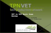 VET in VCE Music Exam Review Certificate III in Music CUS30109 Certificate III in Technical Production CUS30209.