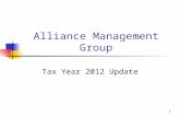 Alliance Management Group Tax Year 2012 Update 1.