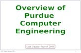 1 ECE Open House, 2015 Overview of Purdue Computer Engineering Last Update: March 2015.