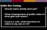 Should voters decide land use? Should voters decide land use? What consequences of public votes on what gets built where? What consequences of public votes.