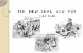 THE NEW DEAL and FDR 1933-1938. FDR Franklin Delano Roosevelt Struck by Polio in 1921 Elected Govern of NY in 1928 and 1930 Spoke about the “forgotten.