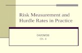 Risk Measurement and Hurdle Rates in Practice 04/09/08 Ch. 4.