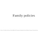 Family policies Source: Tito Boeri and Jan van Ours (2008), The Economics of Imperfect Labor Markets, Princeton University Press.