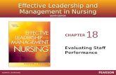 Effective Leadership and Management in Nursing CHAPTER EIGHTH EDITION Evaluating Staff Performance 18.
