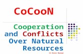 CoCooN Cooperation and Conflicts Over Natural Resources Dr Moses Mwangi.