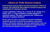 Ken YoussefiMechanical Engineering Dept 1 History of Finite Element Analysis Finite Element Analysis (FEA) was first developed in 1943 by R. Courant,