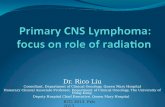 Dr. Rico Liu Consultant, Department of Clinical Oncology, Queen Mary Hospital Honorary Clinical Associate Professor, Department of Clinical Oncology, The.