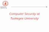 Mechanical Engineering Computer Security at Tuskegee University.