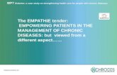 WP7 Diabetes: a case study on strengthening health care for people with chronic diseases. The EMPATHiE tender: EMPOWERING PATIENTS IN THE.