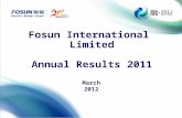 Fosun International Limited Annual Results 2011 March 2012.