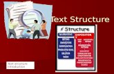 Text Structure EXPOSITORY Text structure introduction lesson.