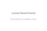 Lumen Parent Portal Instructions to navigate Lumen