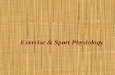 Exercise & Sport Physiology. What is Ex. Phys.? Study of the body’s responses and its adaptation to the stress of exercise. Concerned with investigating.