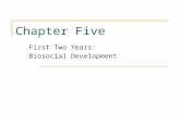 Chapter Five First Two Years: Biosocial Development.