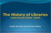TM School Library Media Month  April 2011  Library Media Services  Miami-Dade County Public Schools Ancient Libraries: 300 BCE – 200 BCE.