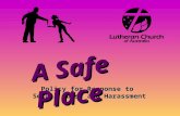 Policy for Response to Sexual Abuse and Harassment A Safe Place.