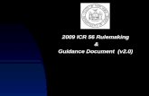 2009 ICR 56 Rulemaking & Guidance Document (v2.0).
