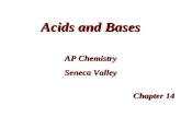 Acids and Bases Chapter 14 AP Chemistry Seneca Valley.