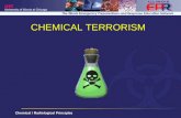 Chemical / Radiological Principles CHEMICAL TERRORISM.