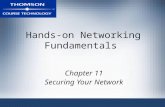 Hands-on Networking Fundamentals Chapter 11 Securing Your Network.