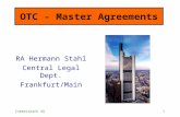 Commerzbank AG1 OTC - Master Agreements RA Hermann Stahl Central Legal Dept. Frankfurt/Main.