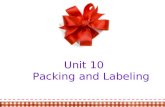 Unit 10 Packing and Labeling. Listenning& Discuss Useful expressions Situational Dialogues Practices.