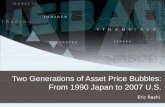 Two Generations of Asset Price Bubbles: From 1990 Japan to 2007 U.S. Eric Rashi.