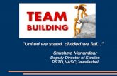 "United we stand, divided we fall..." Shushma Manandhar Deputy Director of Studies PSTD,NASC,Jawalakhel.