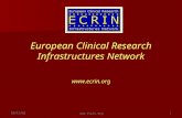 05/09/2015 European Clinical Research Infrastructures Network .