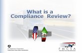 ■ This Training Module is designed to educate Management on FMCSA Compliance Review (CR).